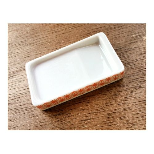 とろとろ肌 小さな 白磁 筆洗 古道具 アンティーク 大人の小さな書道ｾｯﾄ陶磁器硯 麻の葉 | 古川紙工公式オンラインショップ