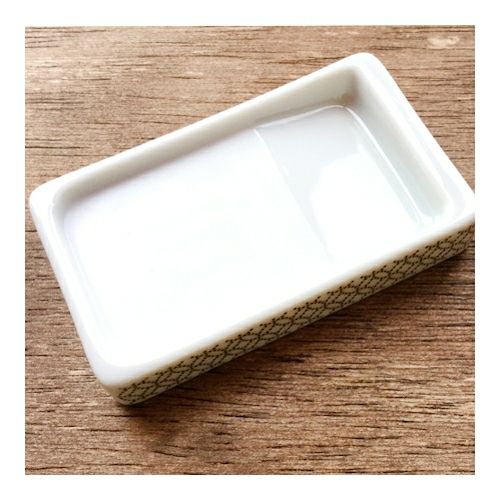 大人の小さな書道ｾｯﾄ陶磁器硯 七宝 | 古川紙工公式オンラインショップ