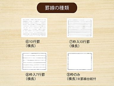 美濃和紙落水紙名入れ便箋セット/紙箱 | 古川紙工公式オンラインショップ