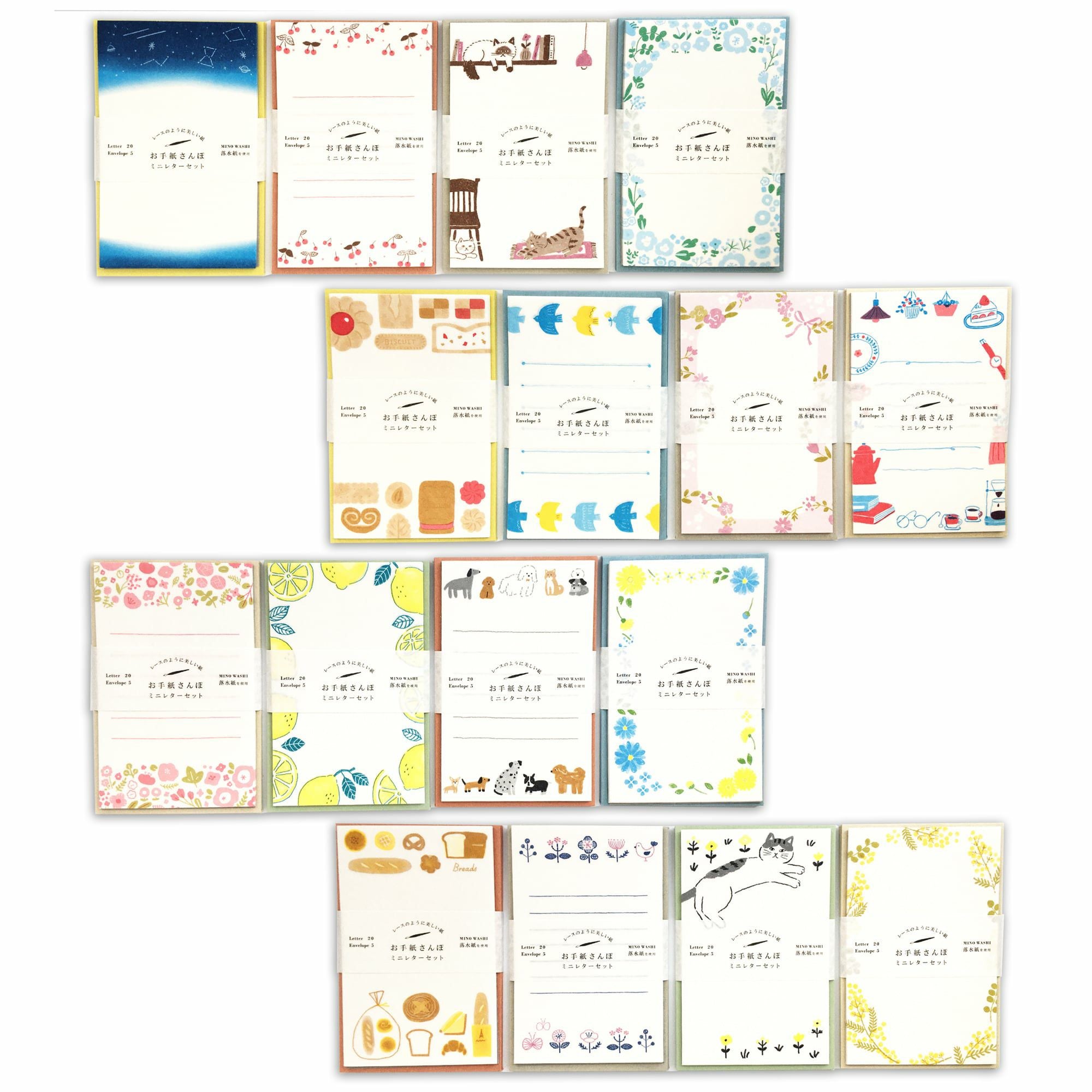 発送お休み中　もち様フレッシュミモザ お手紙さんぽ ﾐﾓｻﾞ | 古川紙工公式オンラインショップ