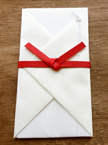 麗か祝い袋 花結び 純白