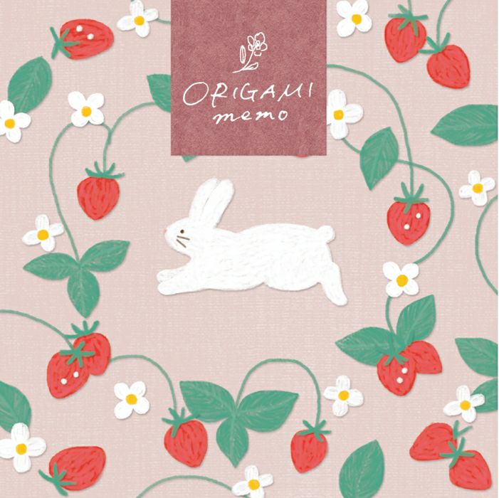 ｵﾝﾗｲﾝ限定 ORIGAMI memo 白いうさぎ | 古川紙工公式オンラインショップ
