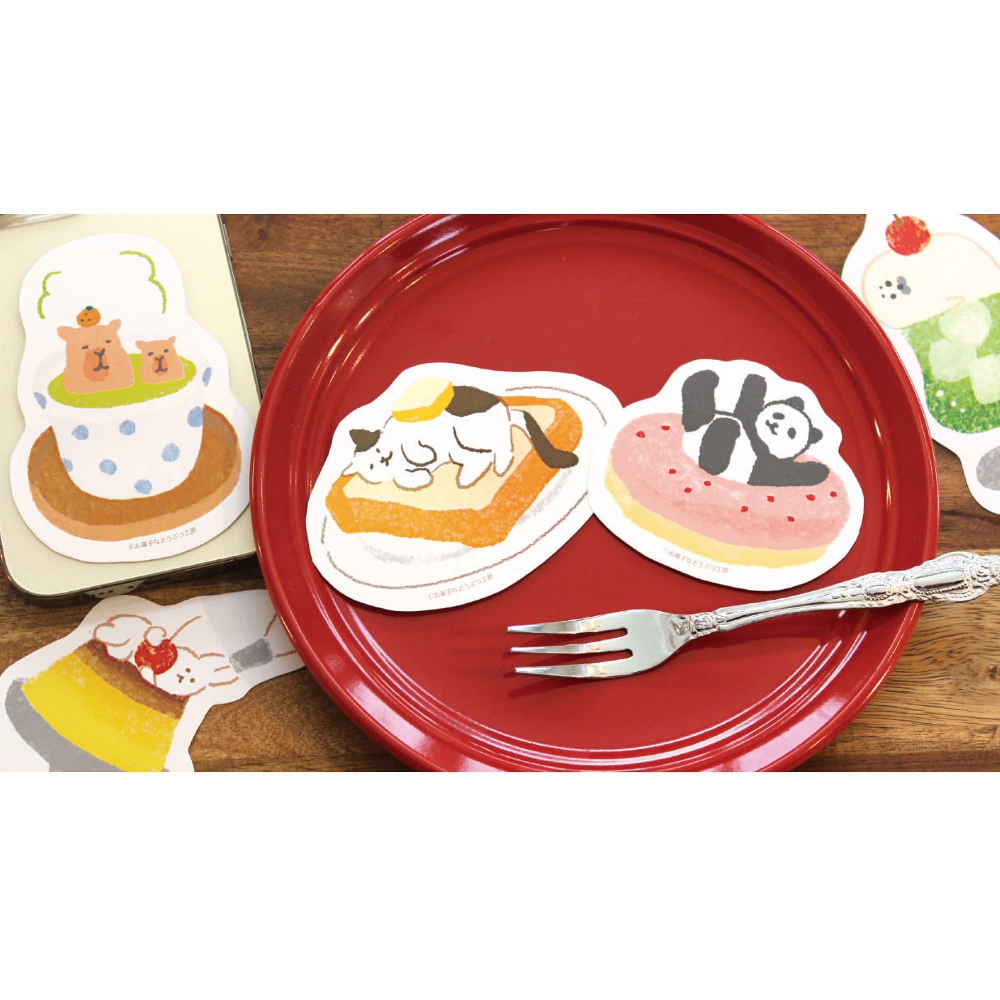 お菓子などうぶつ工房 ｽﾃｯｶｰ ﾄﾞｰﾅﾂ | 古川紙工公式オンラインショップ