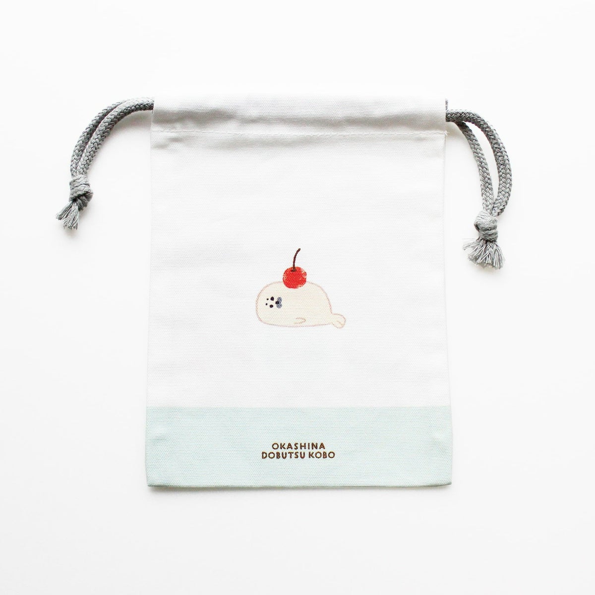 ｵﾝﾗｲﾝ限定 巾着 お菓子などうぶつ工房 ｸﾘｰﾑｿｰﾀﾞ