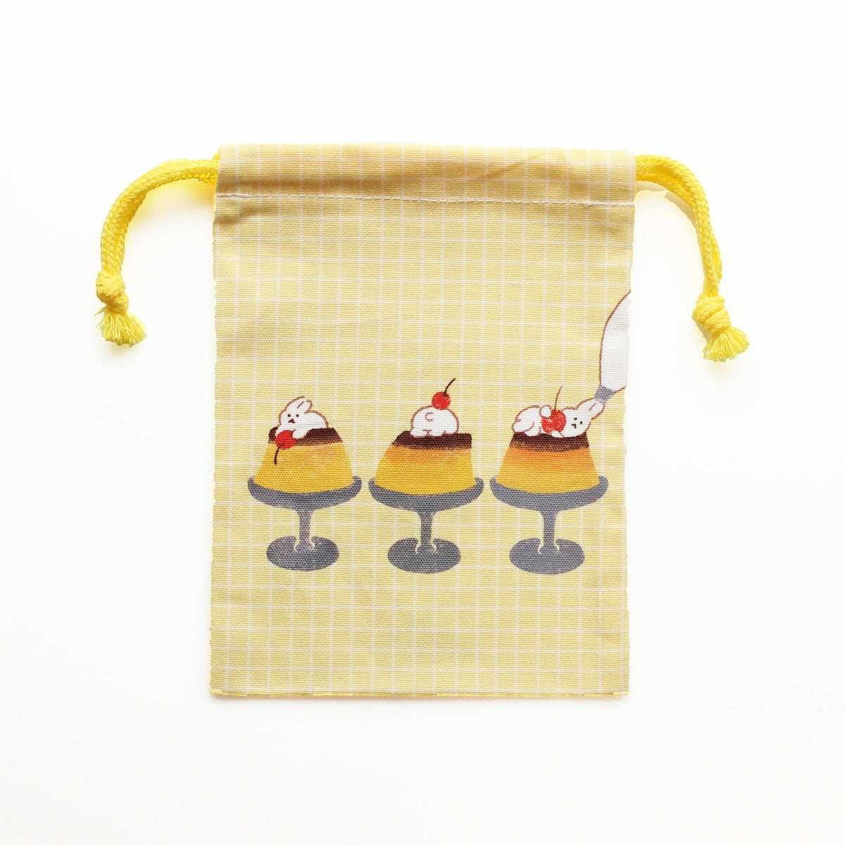 ｵﾝﾗｲﾝ限定 巾着 お菓子などうぶつ工房 ﾌﾟﾘﾝ