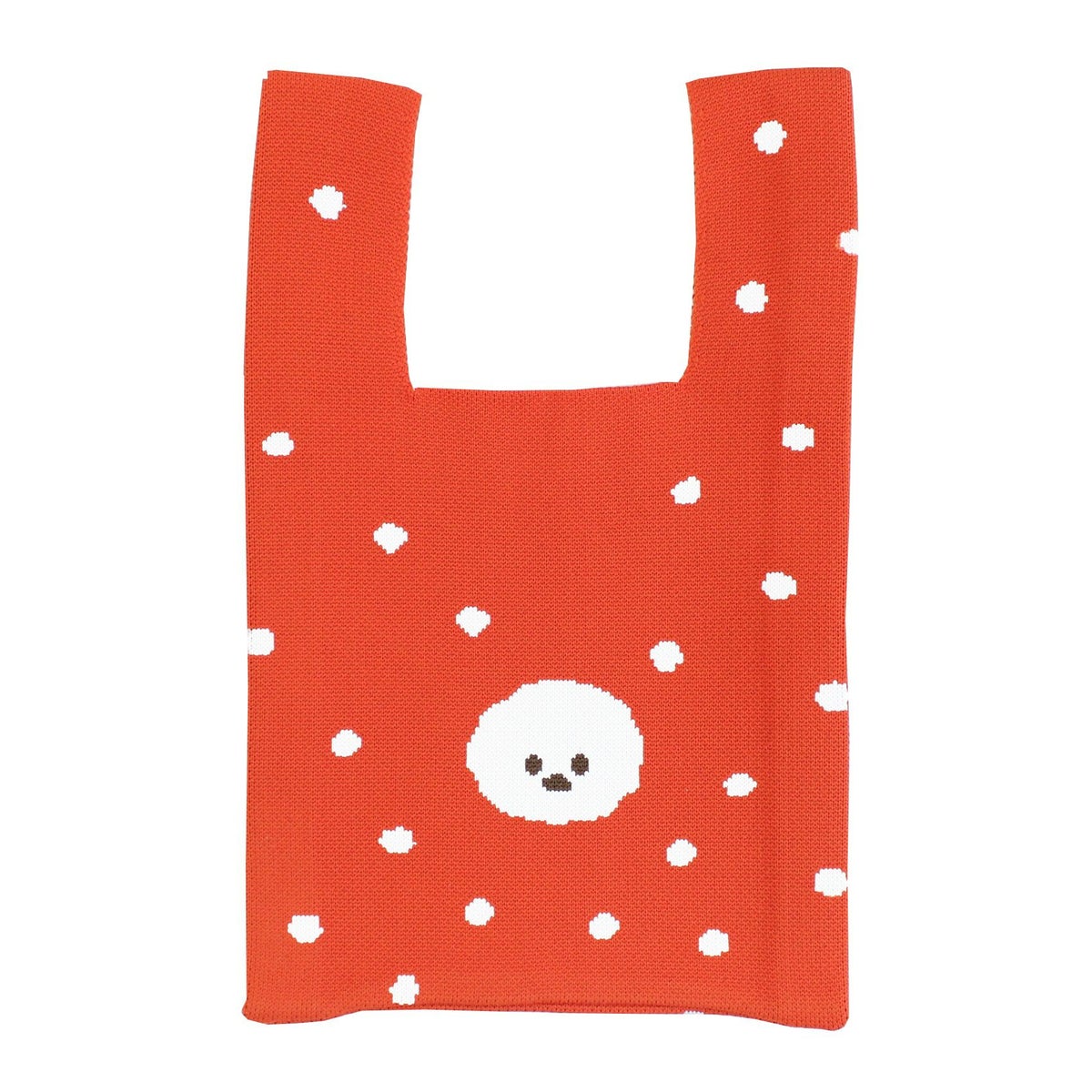 ｵﾝﾗｲﾝ限定 ﾆｯﾄﾊﾞｯｸﾞ いぬ