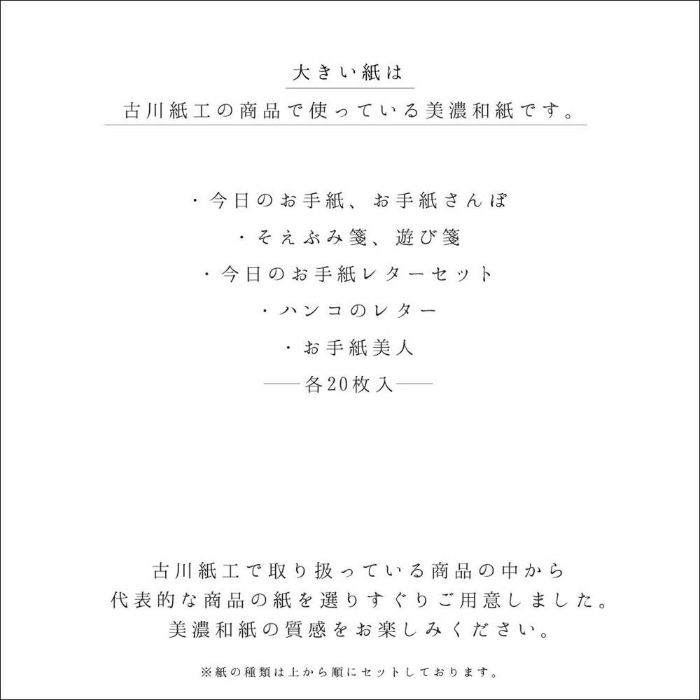 ｵﾝﾗｲﾝ限定 furukawa no minowashi set | 古川紙工公式オンラインショップ