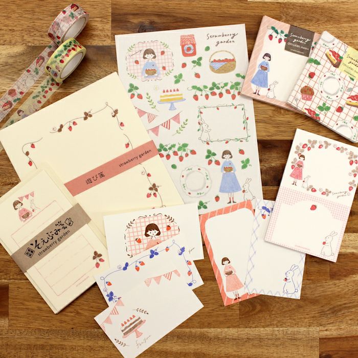 ｵﾝﾗｲﾝ限定 ORIGAMI memo いちごとｽｲｰﾂ | 古川紙工公式オンラインショップ