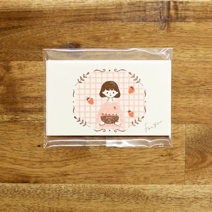 ｵﾝﾗｲﾝ限定 ﾐﾆｶｰﾄﾞ strawberry garden