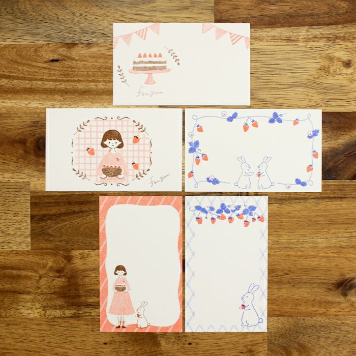 ｵﾝﾗｲﾝ限定 ﾐﾆｶｰﾄﾞ strawberry garden