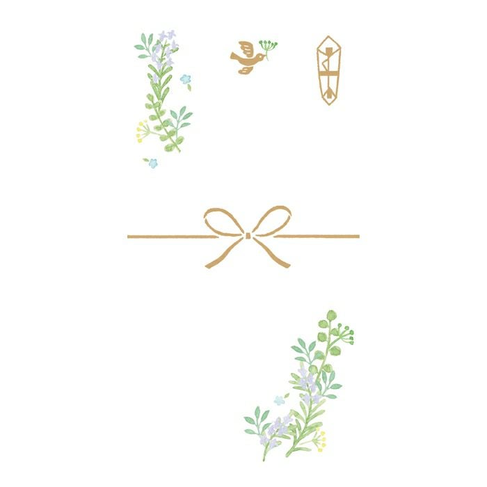 きちんとのし袋 無地ﾛｰｽﾞﾏﾘｰ