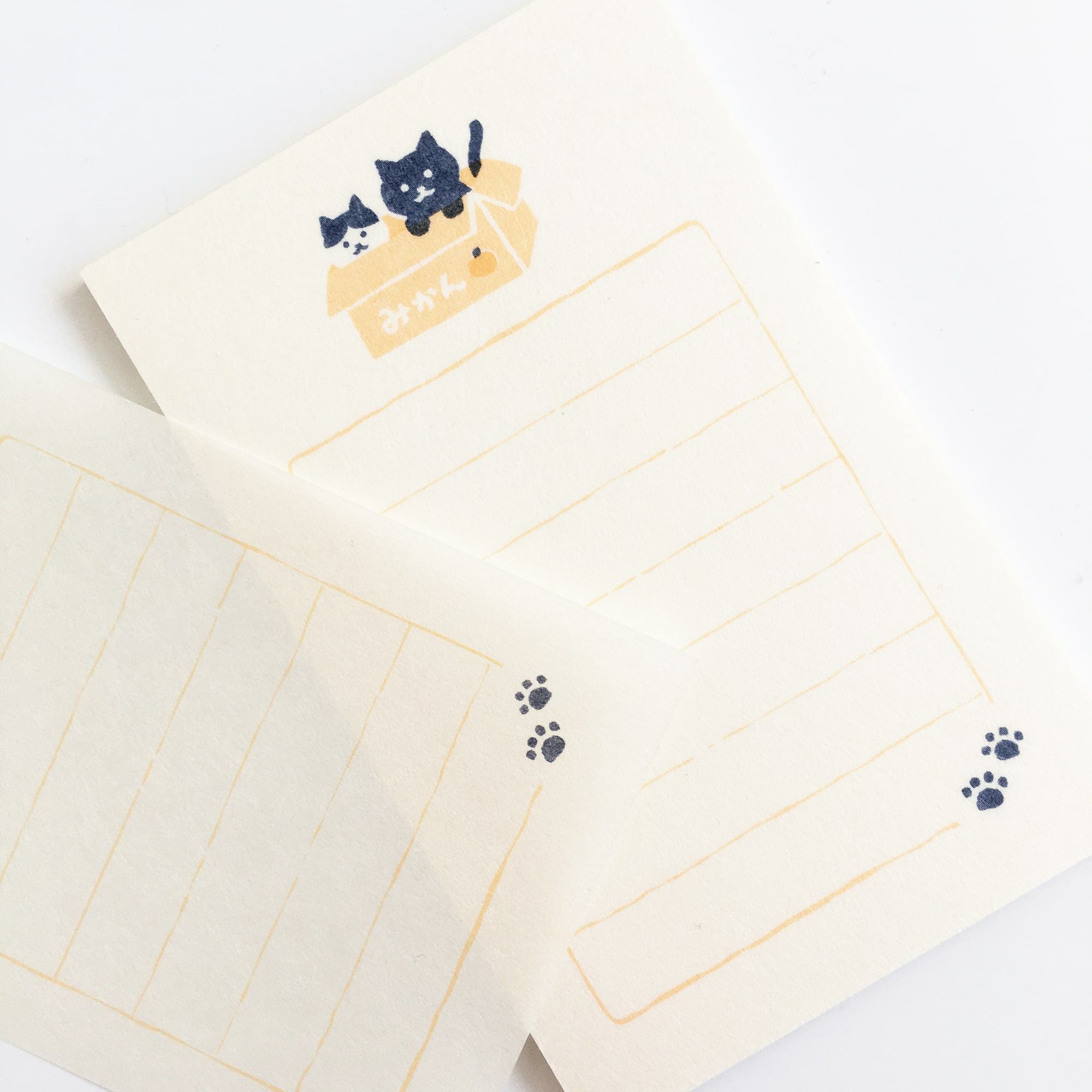 そえぶみ箋 ひょっこりﾈｺ | 古川紙工公式オンラインショップ