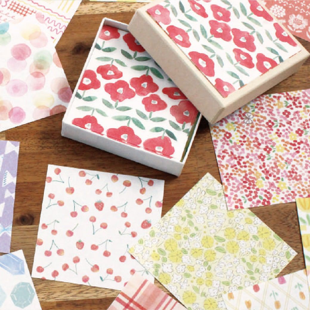 おりがみ小箱 warm color | 古川紙工公式オンラインショップ