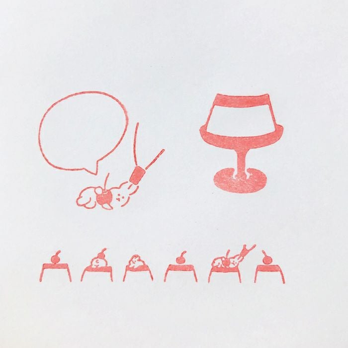 ｵﾝﾗｲﾝ限定 ﾌﾙｶﾜはんこ 3個ｾｯﾄ うさぎとﾌﾟﾘﾝ