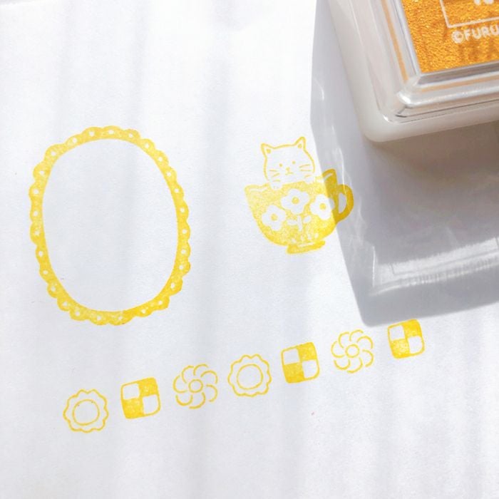 ｵﾝﾗｲﾝ限定 ﾌﾙｶﾜはんこ ｽﾀﾝﾌﾟﾊﾟｯﾄﾞ ｻﾝﾌﾗﾜｰ