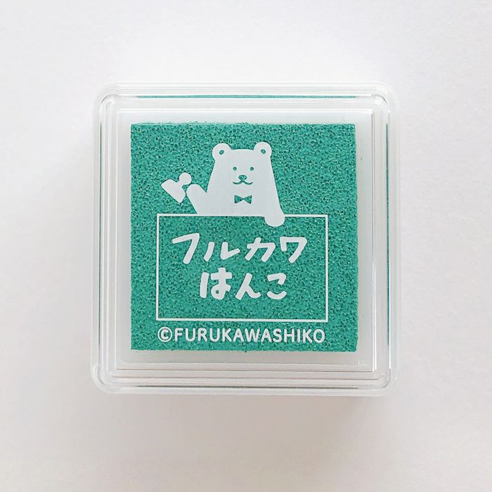 ｵﾝﾗｲﾝ限定 ﾌﾙｶﾜはんこ ｽﾀﾝﾌﾟﾊﾟｯﾄﾞ ﾄﾛﾋﾟｶﾙｸﾞﾘｰﾝ