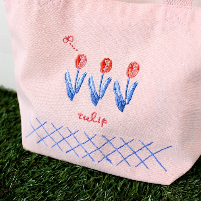 ｵﾝﾗｲﾝ限定 刺繍ﾐﾆﾊﾞｯｸﾞ ﾁｭｰﾘｯﾌﾟ | 古川紙工公式オンラインショップ