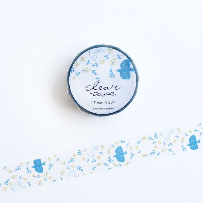 ｵﾝﾗｲﾝ限定 ｸﾘｱﾃｰﾌﾟ 鳥とお花