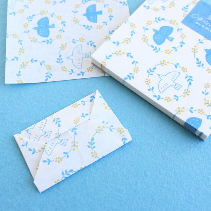 ｵﾝﾗｲﾝ限定 ORIGAMI memo 鳥とお花 | 古川紙工公式オンラインショップ