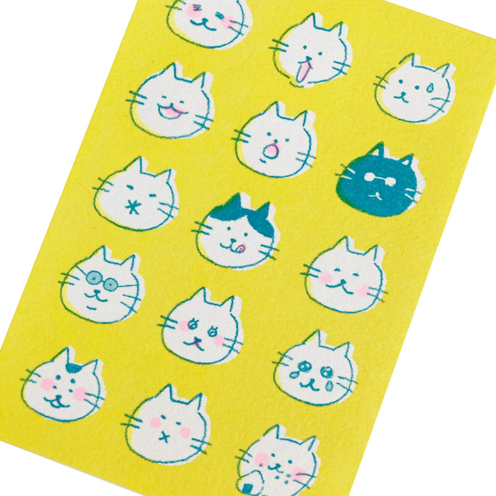 ﾘｱｸｼｮﾝにゃんこ ﾚﾄﾛ印刷ﾎﾟｽﾄｶｰﾄﾞ | 古川紙工公式オンラインショップ