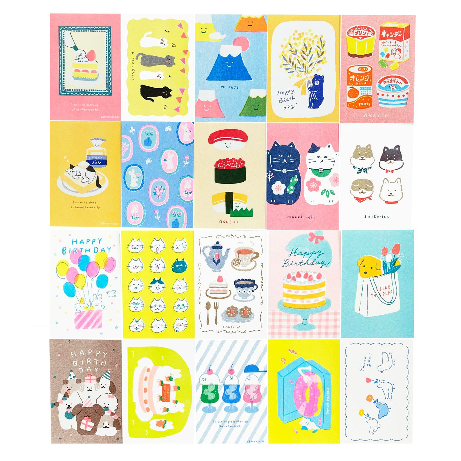 ｶﾗﾌﾙふじさん ﾚﾄﾛ印刷ﾎﾟｽﾄｶｰﾄﾞ | 古川紙工公式オンラインショップ