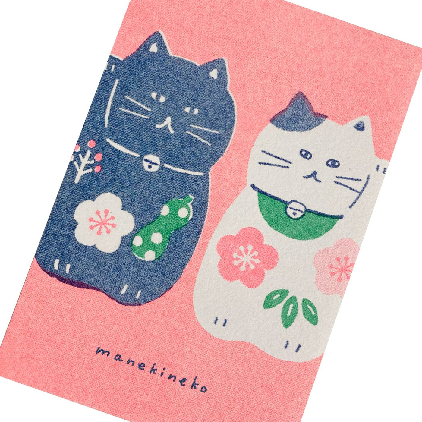 まねきねこ ﾚﾄﾛ印刷ﾎﾟｽﾄｶｰﾄﾞ | 古川紙工公式オンラインショップ