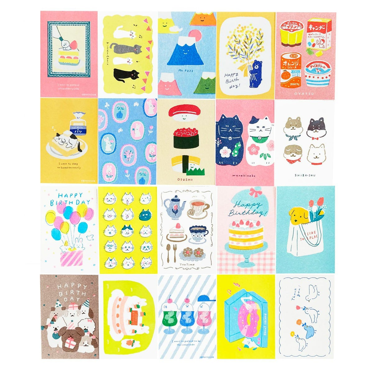 三連おすし ﾚﾄﾛ印刷ﾎﾟｽﾄｶｰﾄﾞ