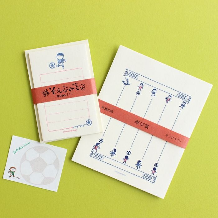 オンライン限定 そえぶみ箋 GOAL!!! | 古川紙工公式オンラインショップ オンライン限定 そえぶみ箋 GOAL!!! | 古川紙工公式オンラインショップ