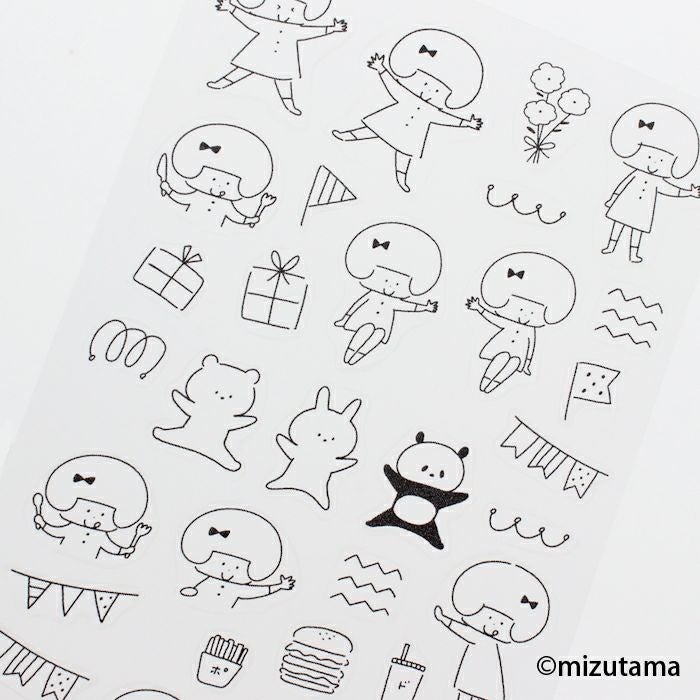 重ねてﾃﾞｺるｼｰﾙｼｰﾄ わいわい kokoromoyou