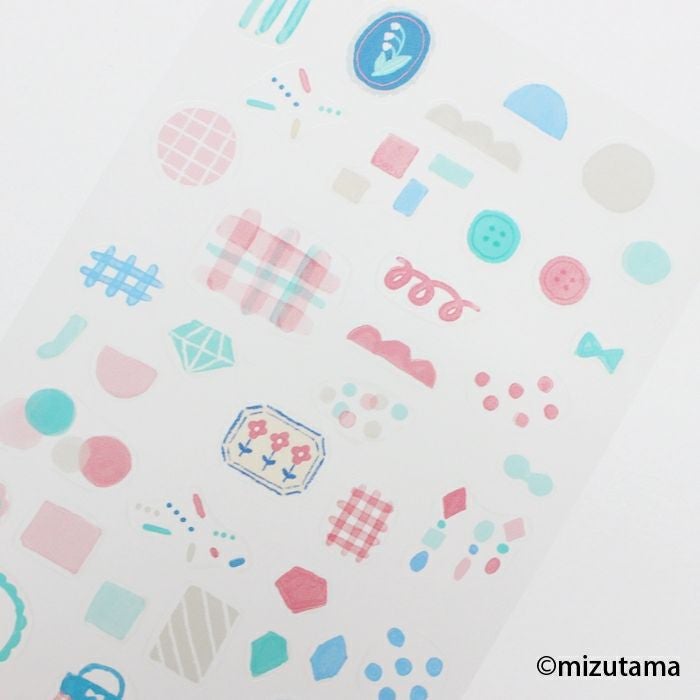 重ねてﾃﾞｺるｼｰﾙｼｰﾄ るんるん kokoromoyou