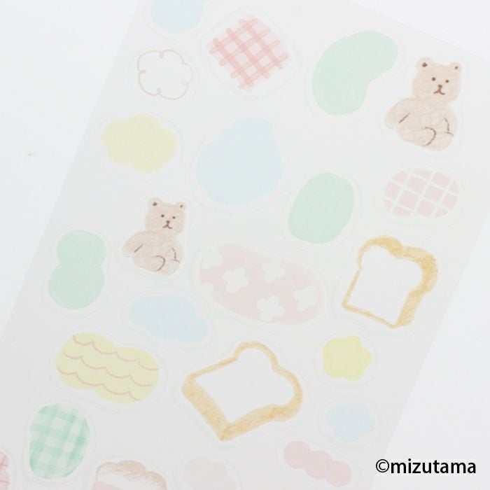 重ねてﾃﾞｺるｼｰﾙｼｰﾄ ふわふわ kokoromoyou