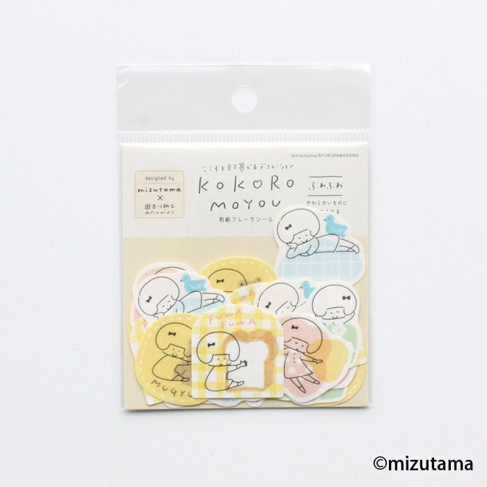 和紙ﾌﾚｰｸｼｰﾙ ふわふわ kokoromoyou