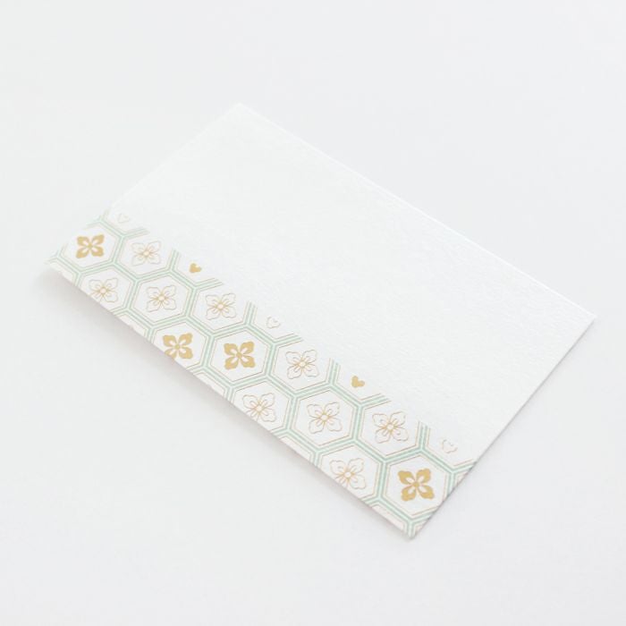 翠sui 美濃和紙 ぽち袋 亀甲文様