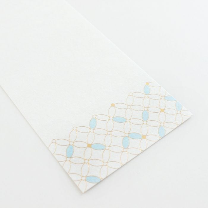 翠sui 美濃和紙 一筆箋 七宝文様