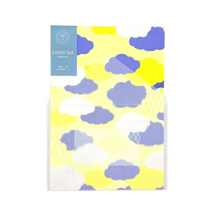 結々yuiyui  美濃和紙 ﾚﾀｰｾｯﾄ 雲