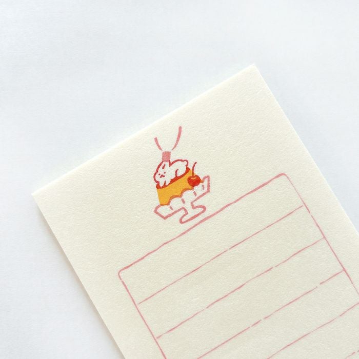 プリンちゃん専用　タッパーウェアウェーブ（中）シール付　２個セット そえぶみ箋 なりきりﾌﾟﾘﾝ | 古川紙工公式オンラインショップ