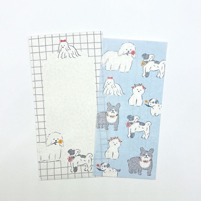 今日のお手紙 白い犬 | 古川紙工公式オンラインショップ
