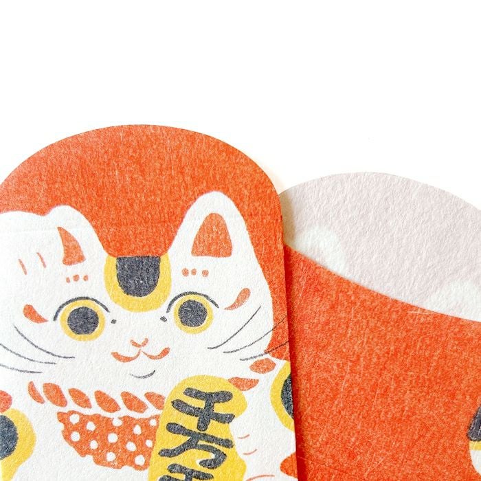 NIPPON365 美濃和紙 豆ぽち袋 招き猫 | 古川紙工公式オンラインショップ