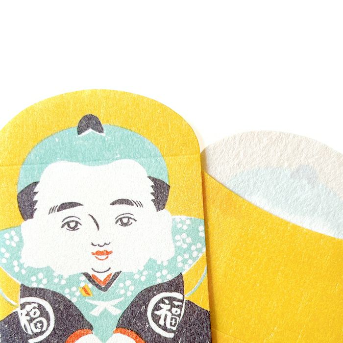 NIPPON365  美濃和紙 豆ぽち袋 福助