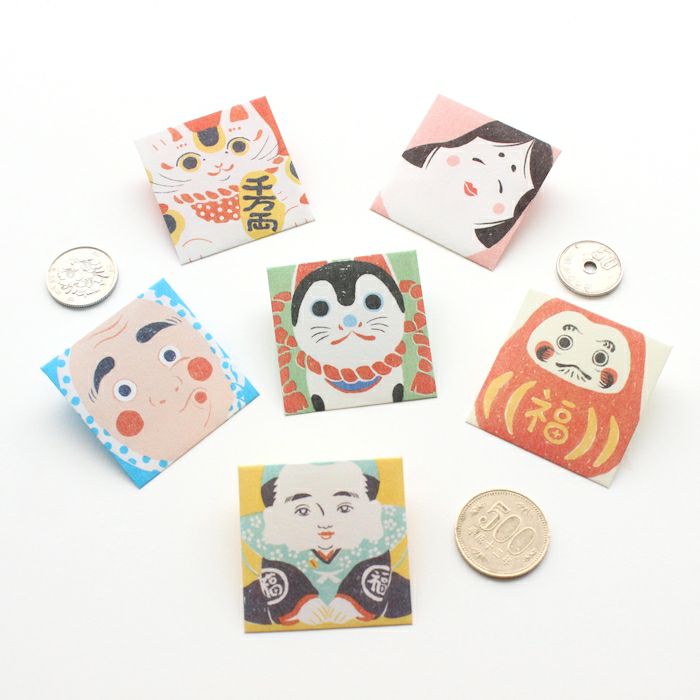 NIPPON365  美濃和紙 豆ぽち袋 ひょっとこ