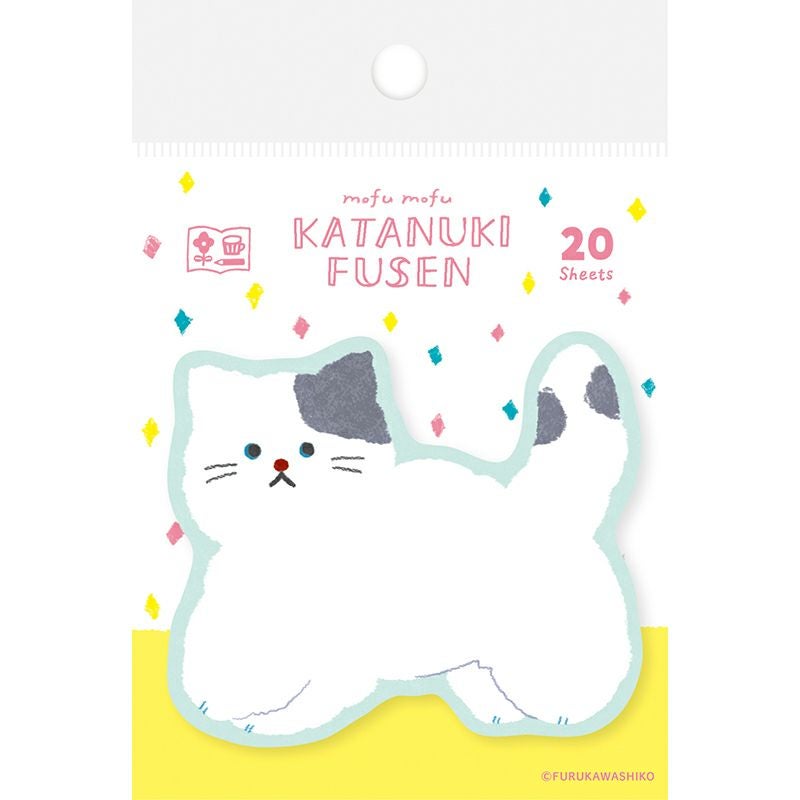 型抜きふせん もふもふにゃんこ わたしびより | 古川紙工公式