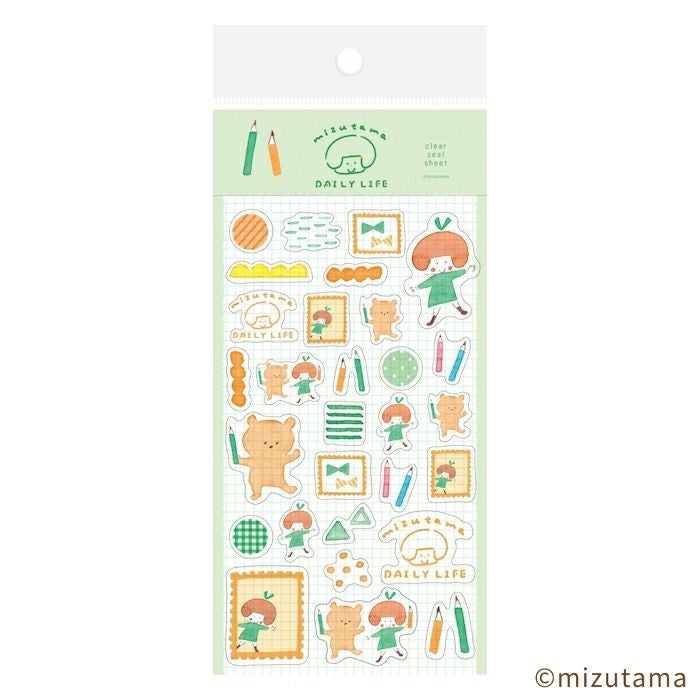 透明ｼｰﾙｼｰﾄ たのしいお絵描き DAILY LIFE | 古川紙工公式オンライン