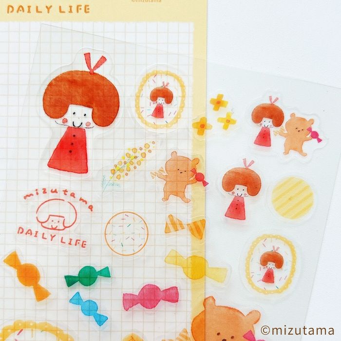 透明ｼｰﾙｼｰﾄ あまいｷｬﾝﾃﾞｨｰ DAILY LIFE | 古川紙工公式オンラインショップ