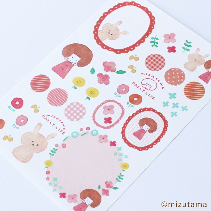 ｵﾝﾗｲﾝ限定 ｼｰﾙｼｰﾄ DAILY LIFE かわいいお花 | 古川紙工公式オンライン