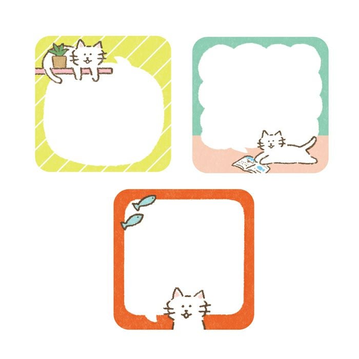 伝言ふせん ふきだしねこ | 古川紙工公式オンラインショップ