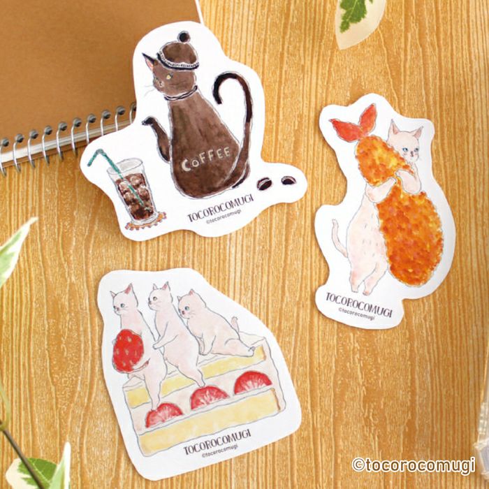 ｽﾃｯｶｰ sweets ﾄｺﾛｺﾑｷﾞ | 古川紙工公式オンラインショップ