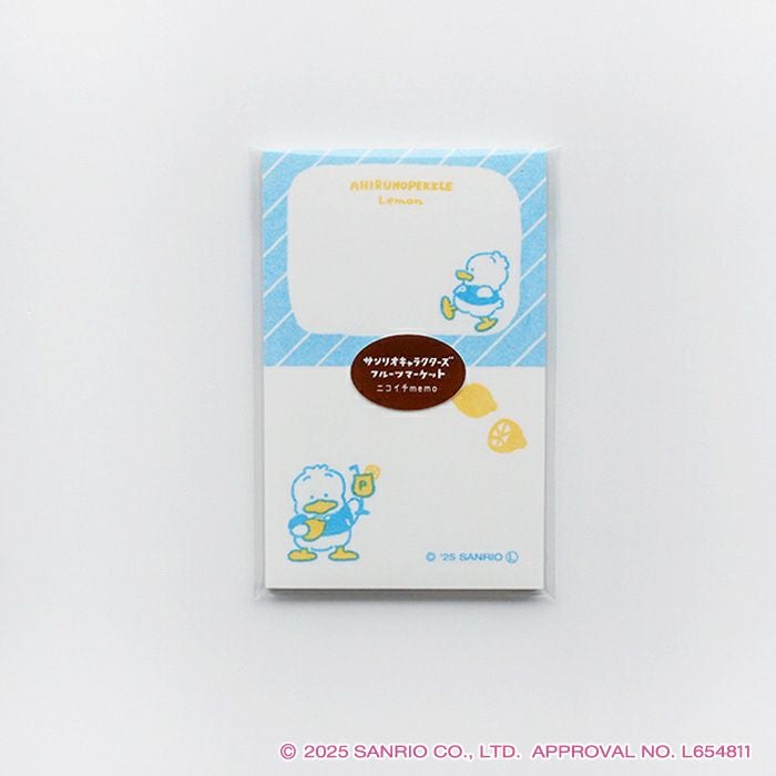 ｵﾝﾗｲﾝ限定 ﾆｺｲﾁmemo ｻﾝﾘｵ あひるのﾍﾟｯｸﾙ | 古川紙工公式オンラインショップ
