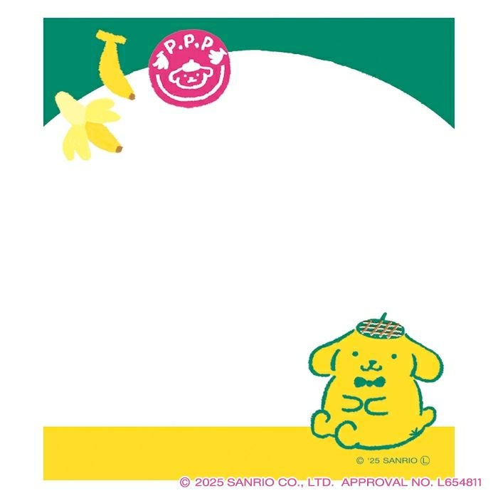 昭和レトロPOMPOMPURINレターメモパッド 【公式通販】