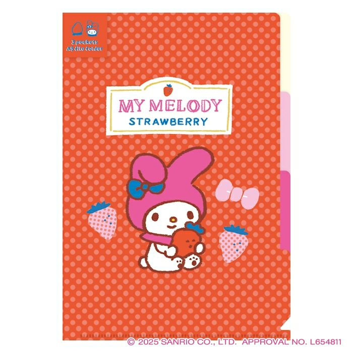 A5ｸﾘｱﾌｧｲﾙ(3PK) ﾊﾛｰｷﾃｨ ｻﾝﾘｵ | 古川紙工公式オンラインショップ