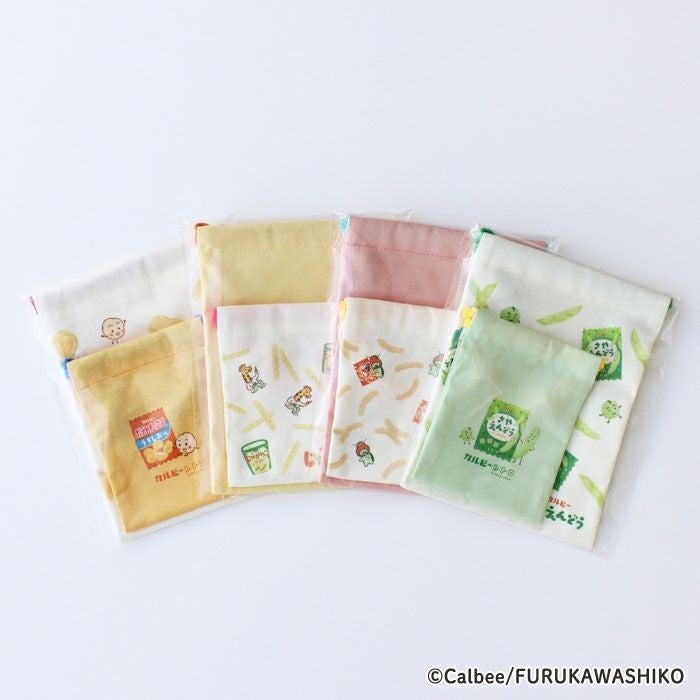 ｵﾝﾗｲﾝ限定 巾着 ｶﾙﾋﾞｰ じゃがりこ | 古川紙工公式オンラインショップ